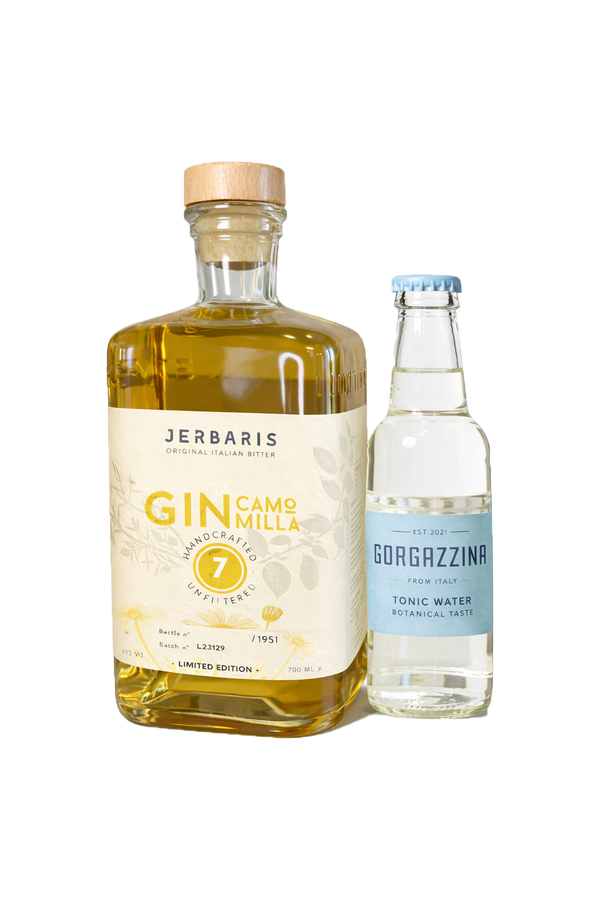 GIN7 Chamomile + GORGAZZINA Botanical Tonic Water (1 pc + 6 pcs)